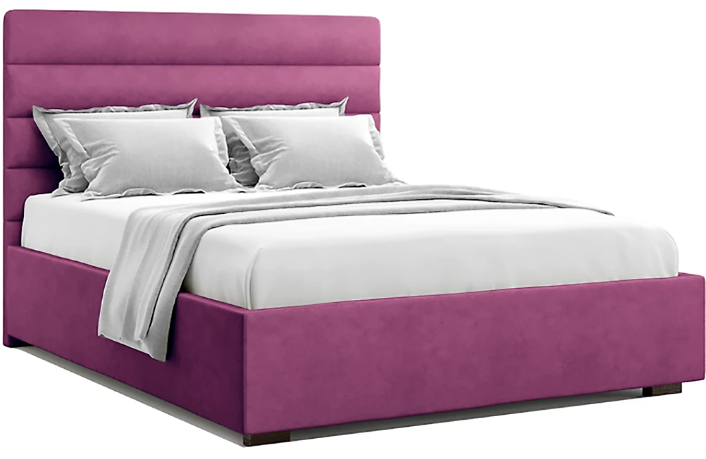 Низкая кровать Кареза Фиолет