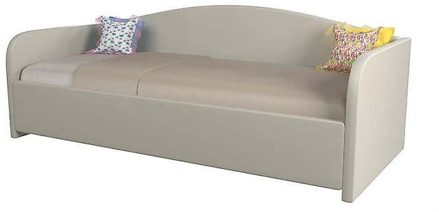 Кровать с мягкой спинкой Uno Вайт (Сонум)