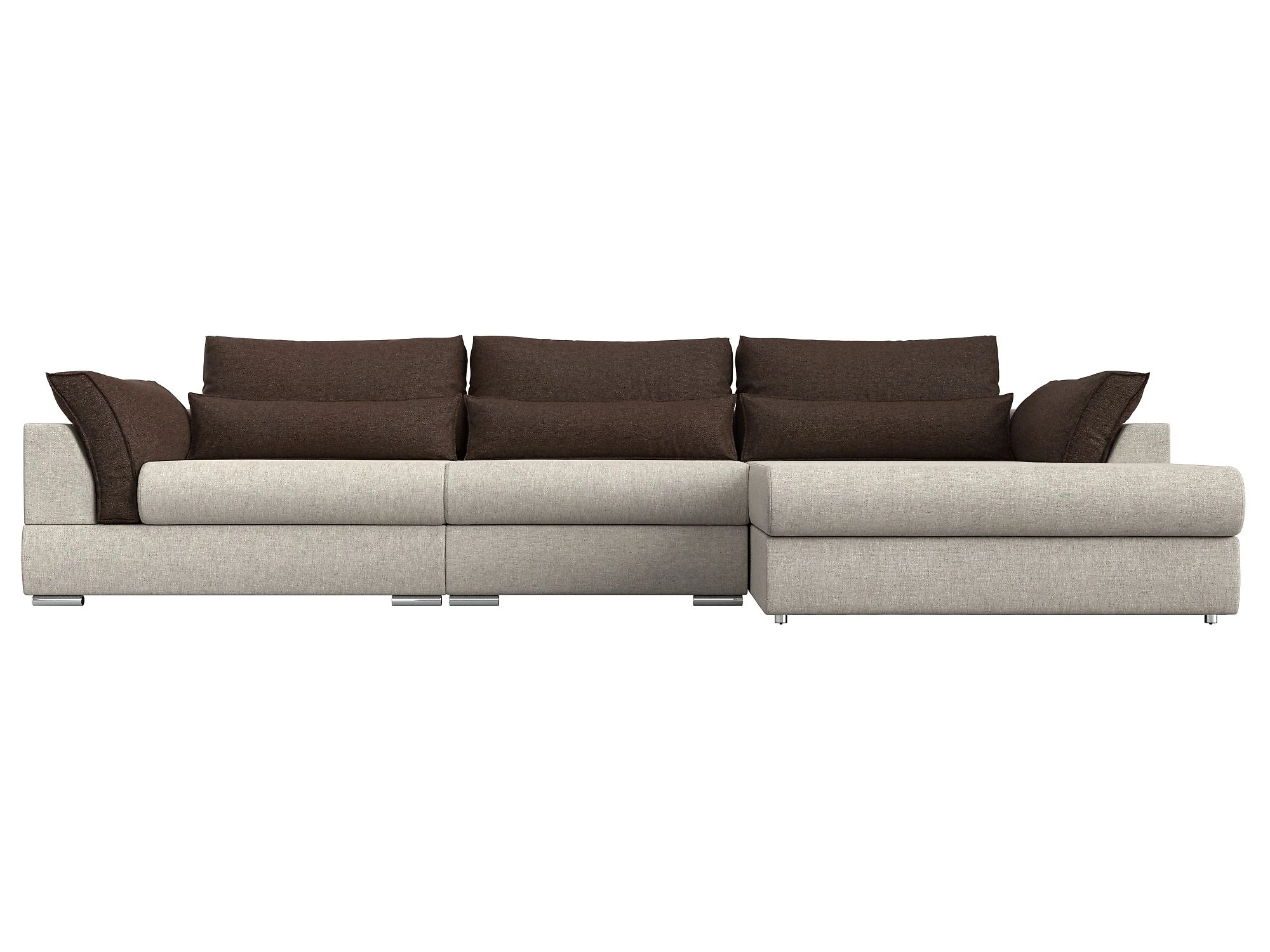  угловой диван из рогожки Пекин Лонг Кантри Дизайн 2