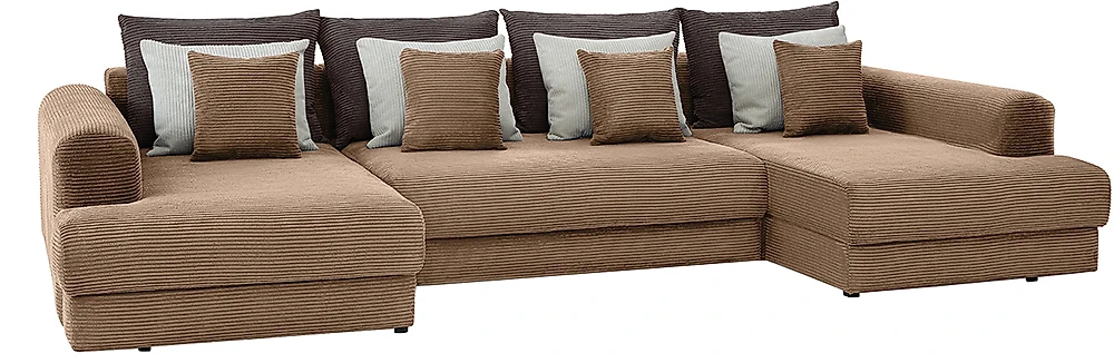 Угловой диван из ткани антикоготь Манхеттен-П Люкс Дизайн 1