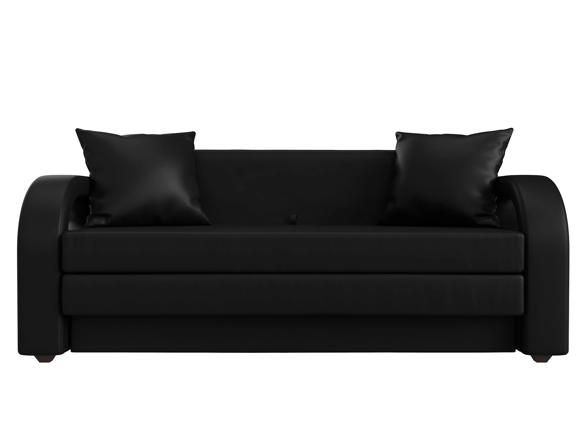 Чёрный диван Лига-014 Дизайн 14