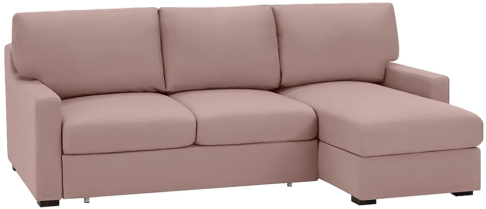 Угловой диван с ящиком для белья Непал Пинк