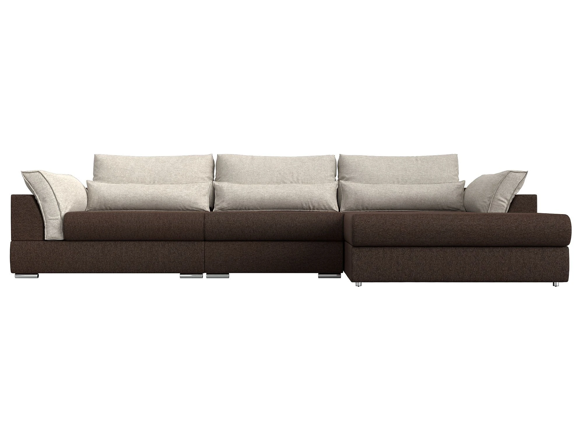  угловой диван из рогожки Пекин Лонг Кантри Дизайн 5