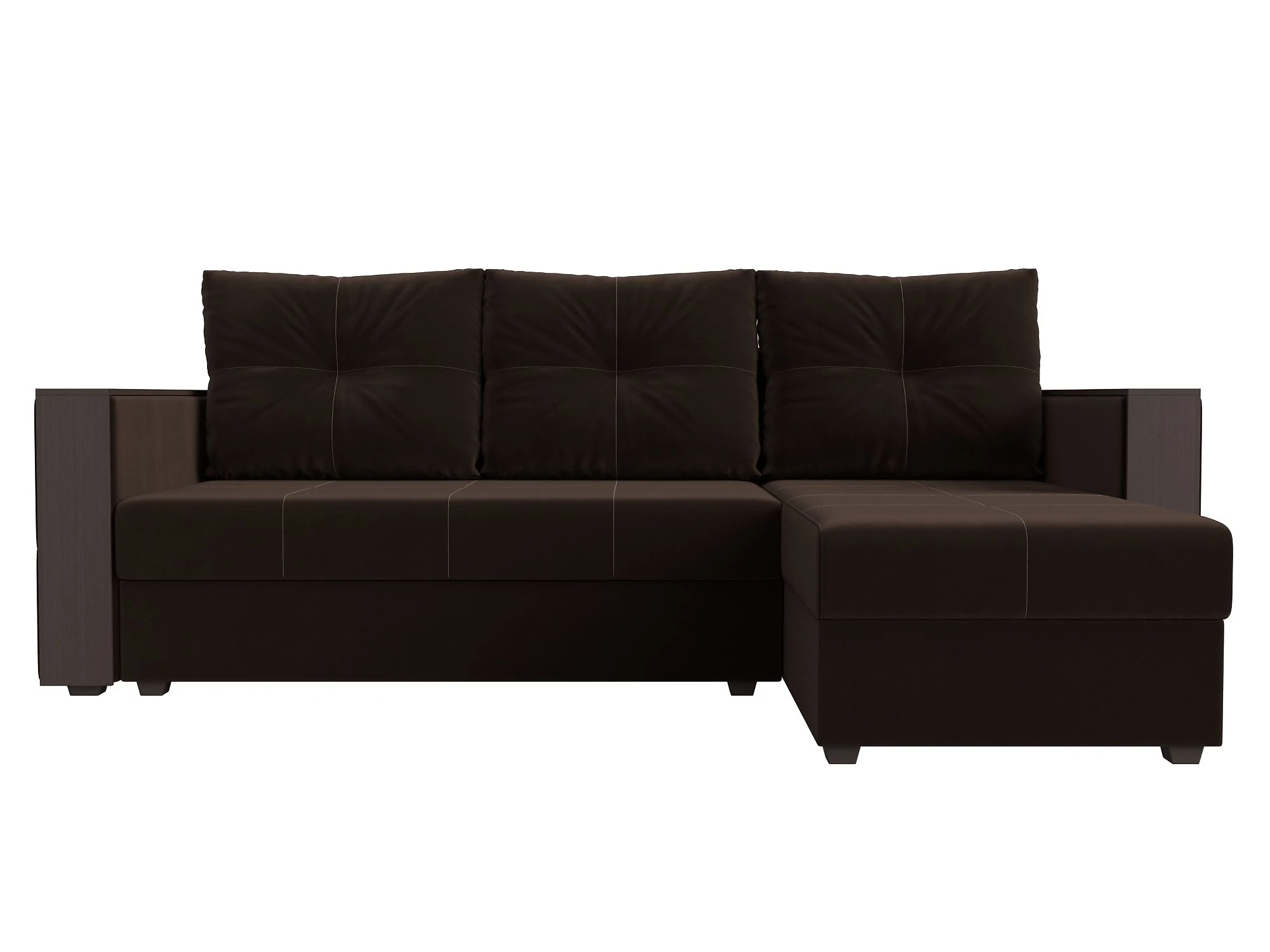 Коричневый диван Валенсия Лайт Дизайн 6