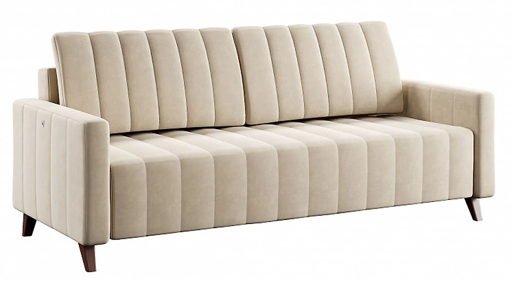 Бежевый прямой диван Марк Дизайн-1