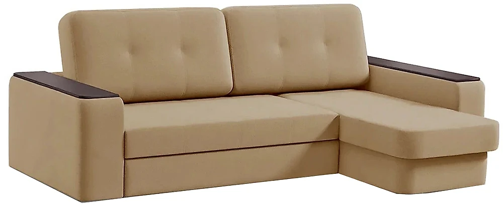 Угловой диван для ежедневного сна Арго Какао