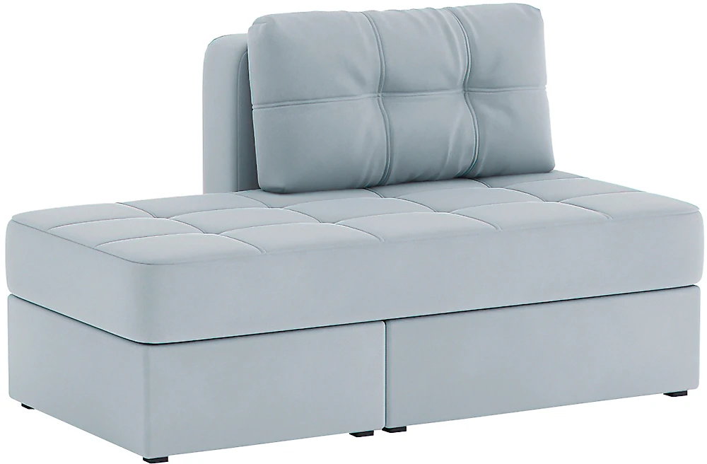 Модульный диван с оттоманкой  Оливер Уно Лайт Грей