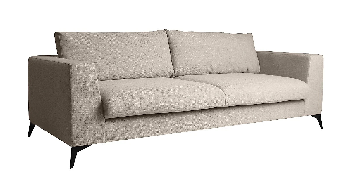 Белый прямой диван Lennox Twin 338,1