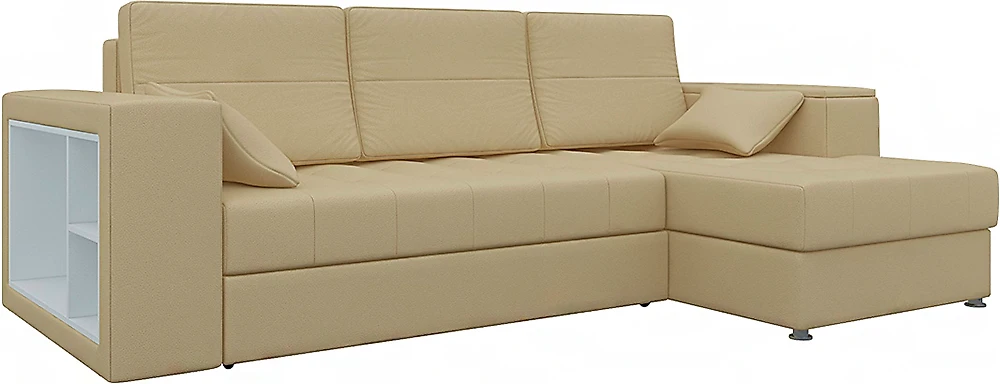 Угловой диван с подлокотниками Атлантис Беж