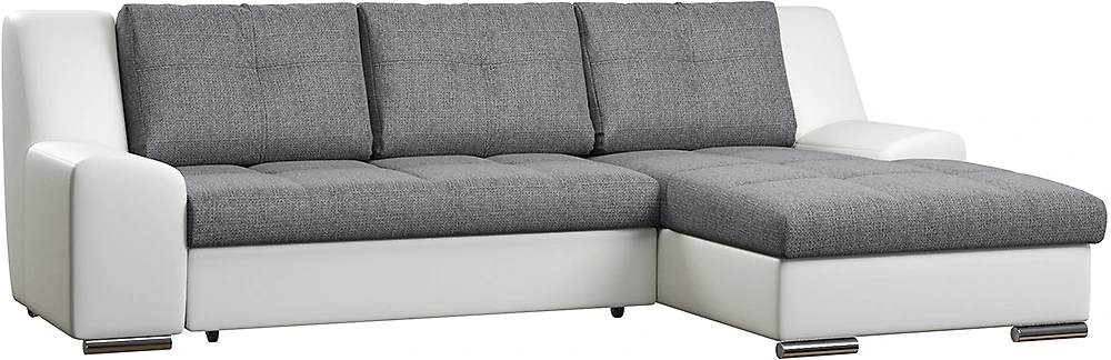 Серый угловой диван Чикаго Дизайн 1