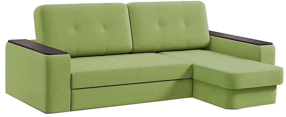 Угловой диван с левым углом Арго Грин