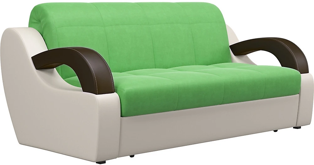 Зелёный диван аккордеон Мадрид-МК Плюш Грин