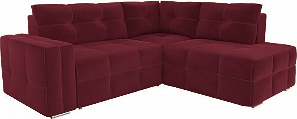 Угловой диван из велюра Леос Плюш Марсал