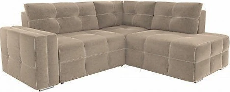 Угловой диван с правым углом Леос Плюш Лайт
