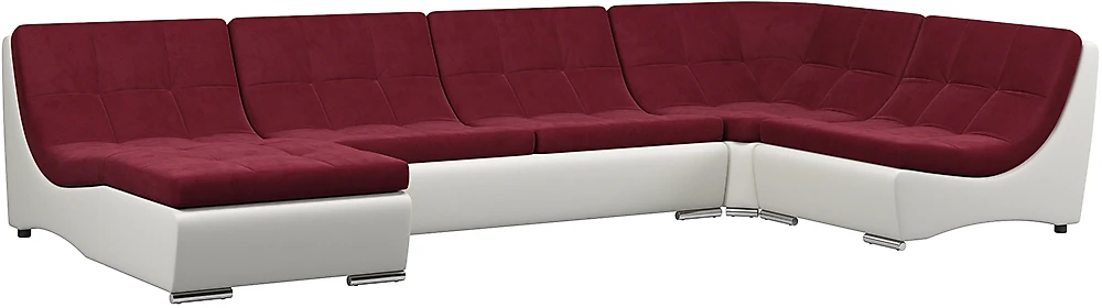 Модульный диван из экокожи Монреаль-2 Марсал