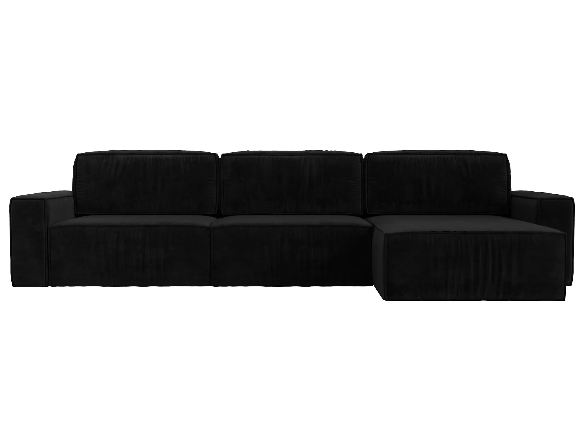 Угловой диван с подушками Пельмень Дизайн 8