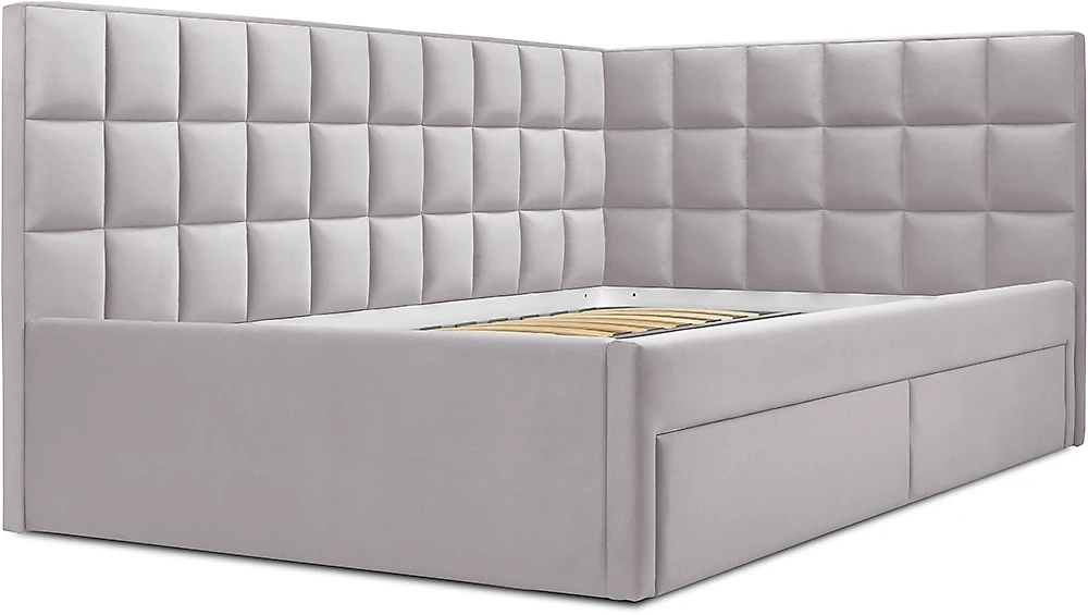 Кровать с ящиками для белья Юник Дизайн-1