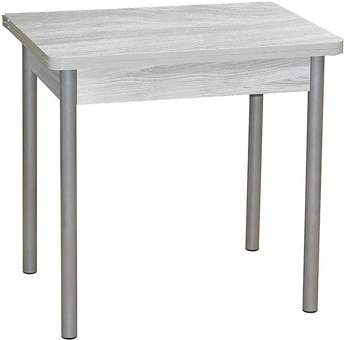 Кухонный стол Эко-80 Шимо Светлый-Серебро