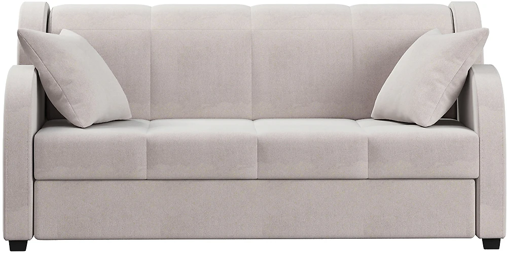 Прямой диван из велюра  Барон с подлокотниками Дизайн 10