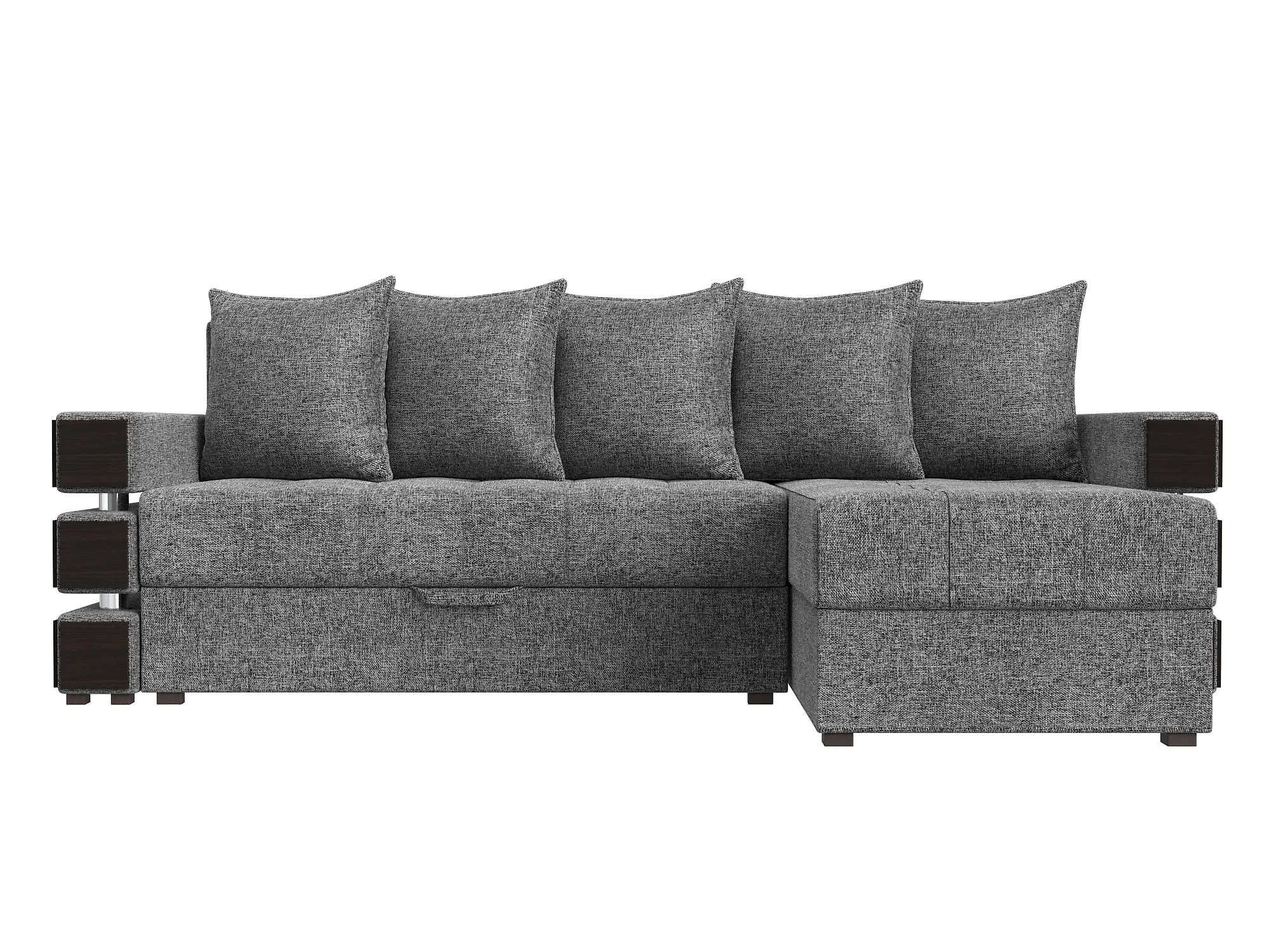 Серый угловой диван Венеция Кантри Дизайн 3