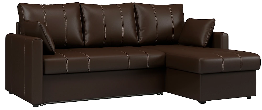 Двухместный угловой диван Риммини Дизайн 5 кожаный