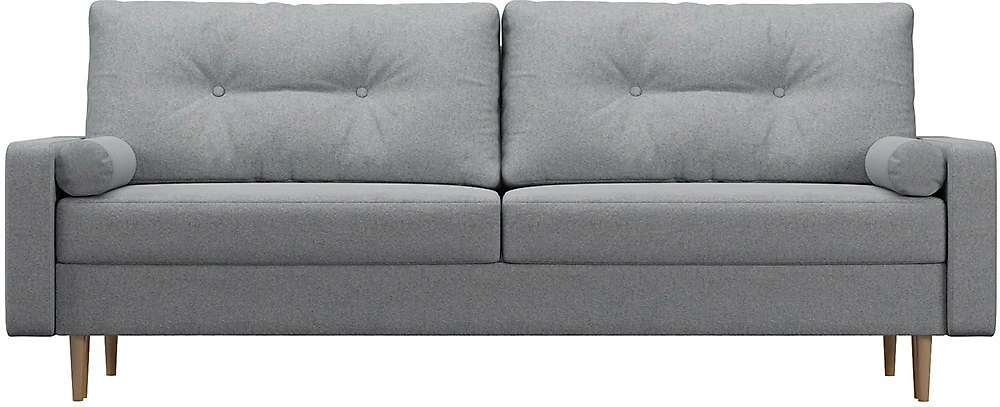Прямой диван серого цвета Белфаст Меланж-2