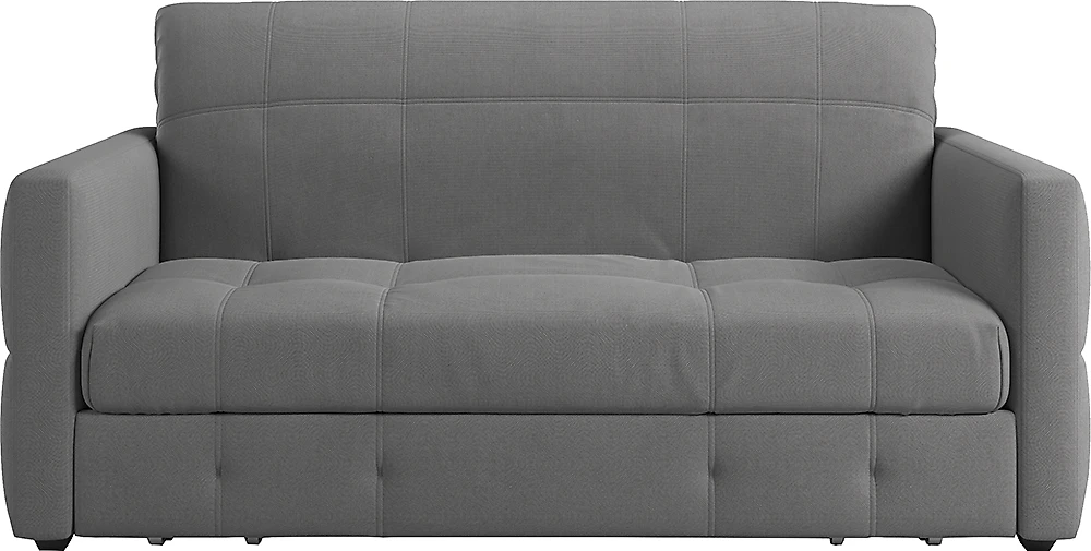 Прямой диван серого цвета Соренто-1 Плюш Грей