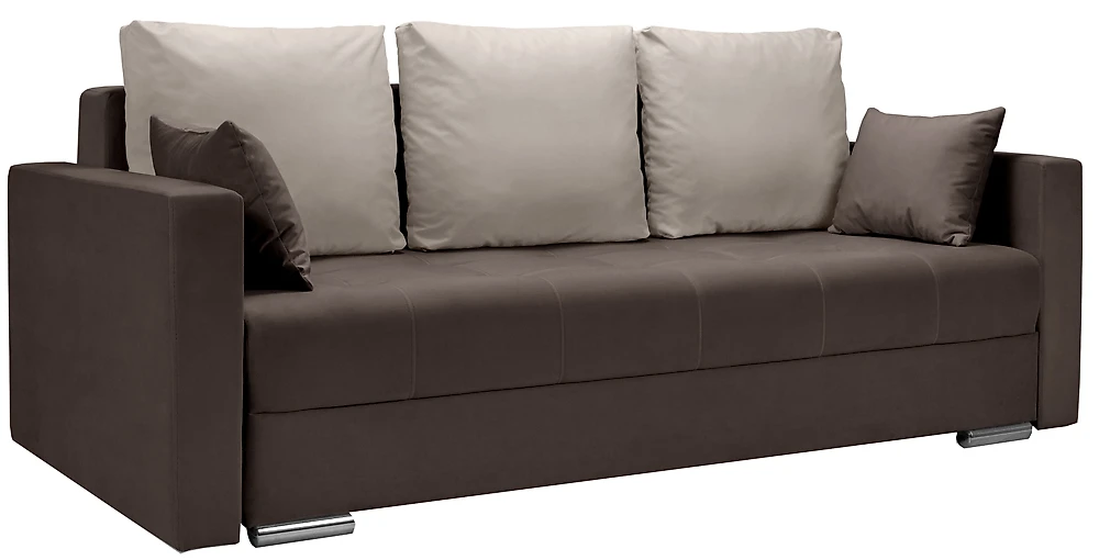 Коричневый диван Микс Дизайн 3