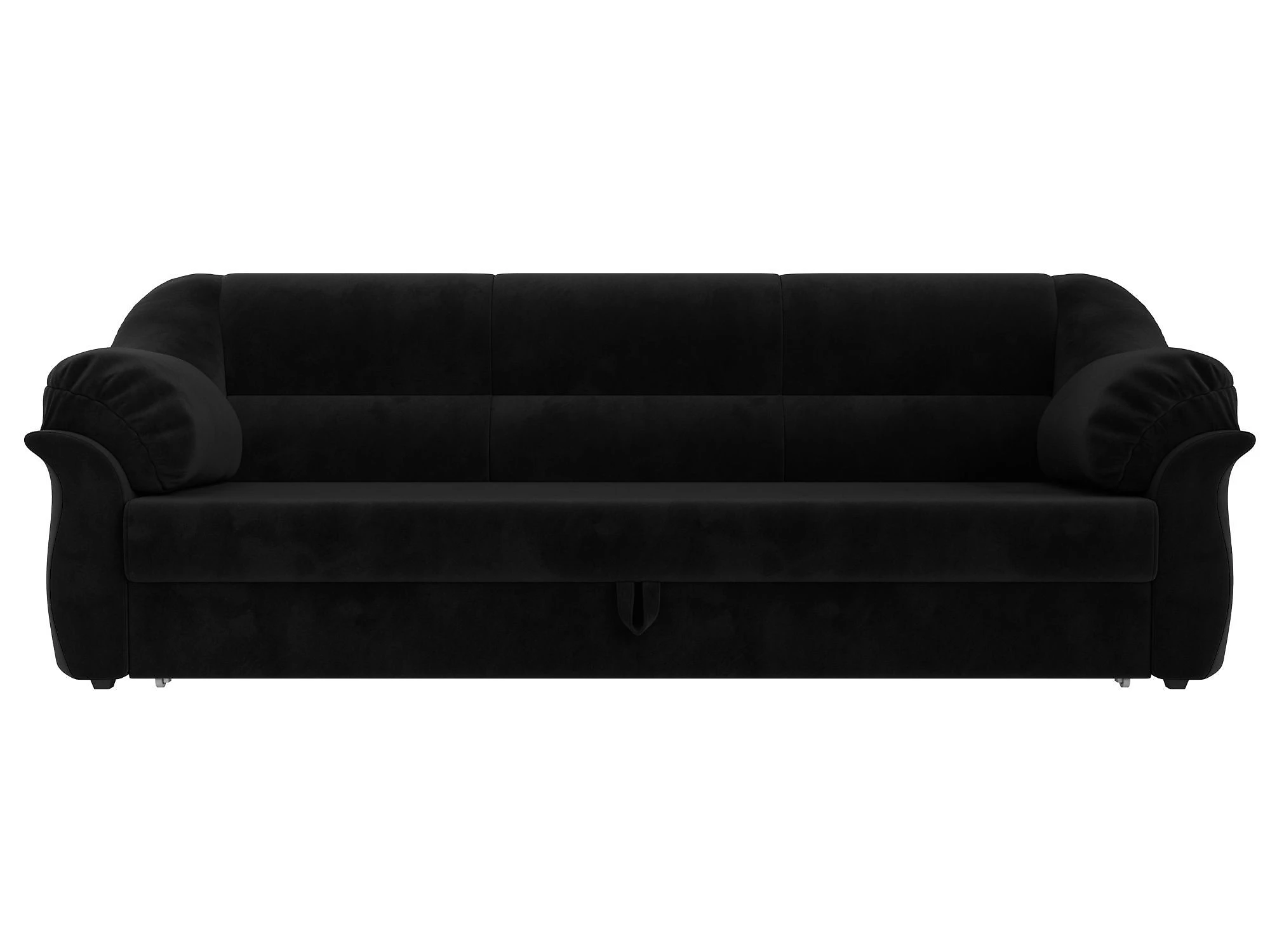 Чёрный диван Карнелла Плюш Дизайн 21