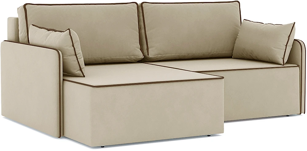 Угловой диван эконом класса Блюм Плюш Дизайн-10