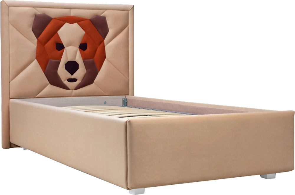 Детская кровать 90х200 см Геометрия Bear Дизайн-1