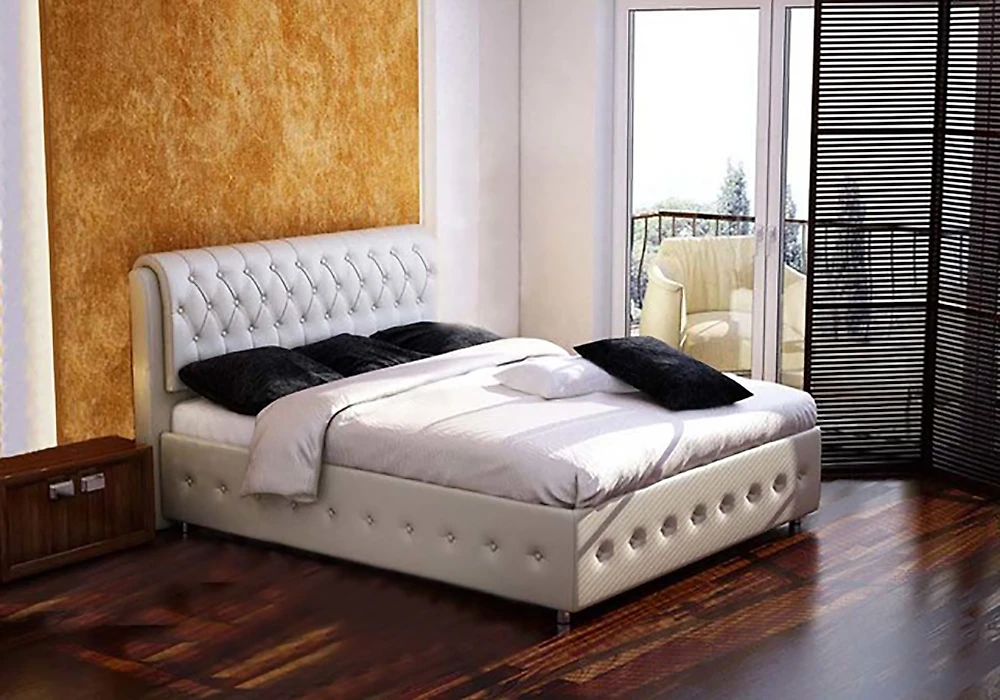 Кровать с каретной стяжкой Веда-4