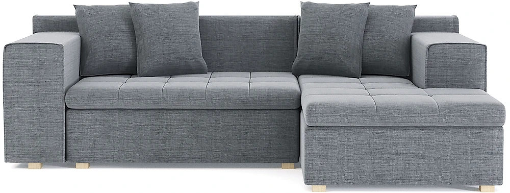 Серый угловой диван Чикаго Кантри Дизайн 17