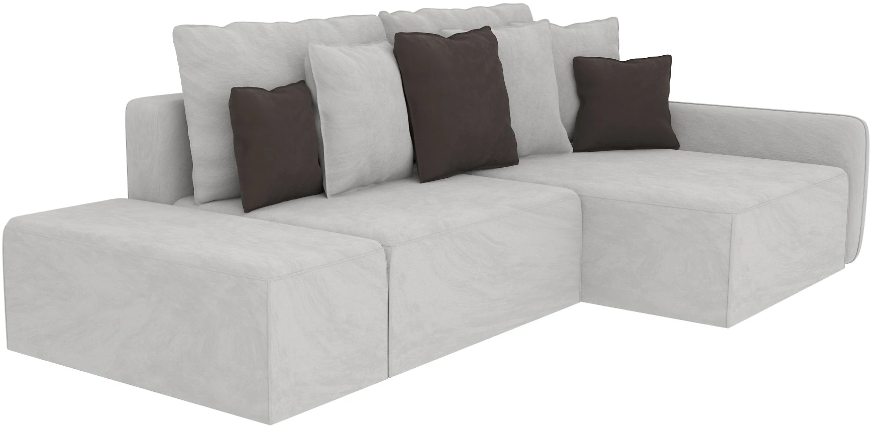 Угловой диван из ткани антикоготь Портленд Дизайн 5