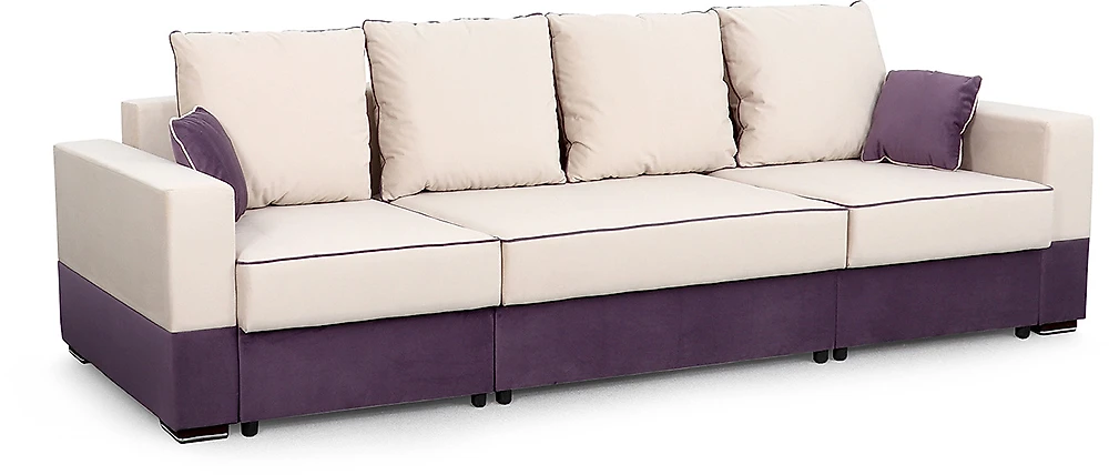 Модульный диван для гостиной Бостон Крем Виолет