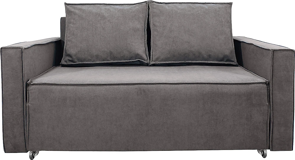 Прямой диван серого цвета Лофт Грей