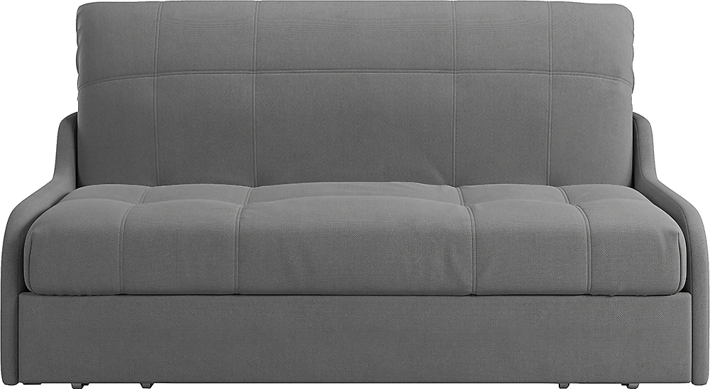 Прямой диван серого цвета Токио Плюш Грей