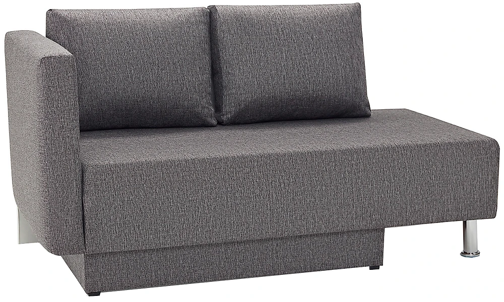 Прямой диван серого цвета Леон Дизайн 2