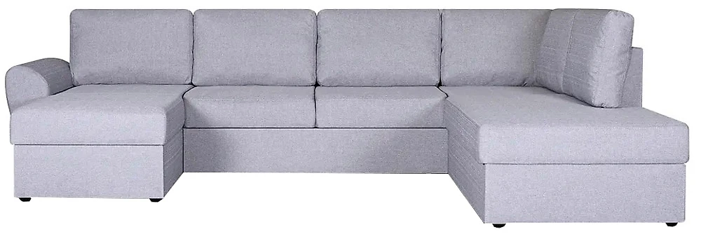  угловой диван из рогожки Дублин П-образный
