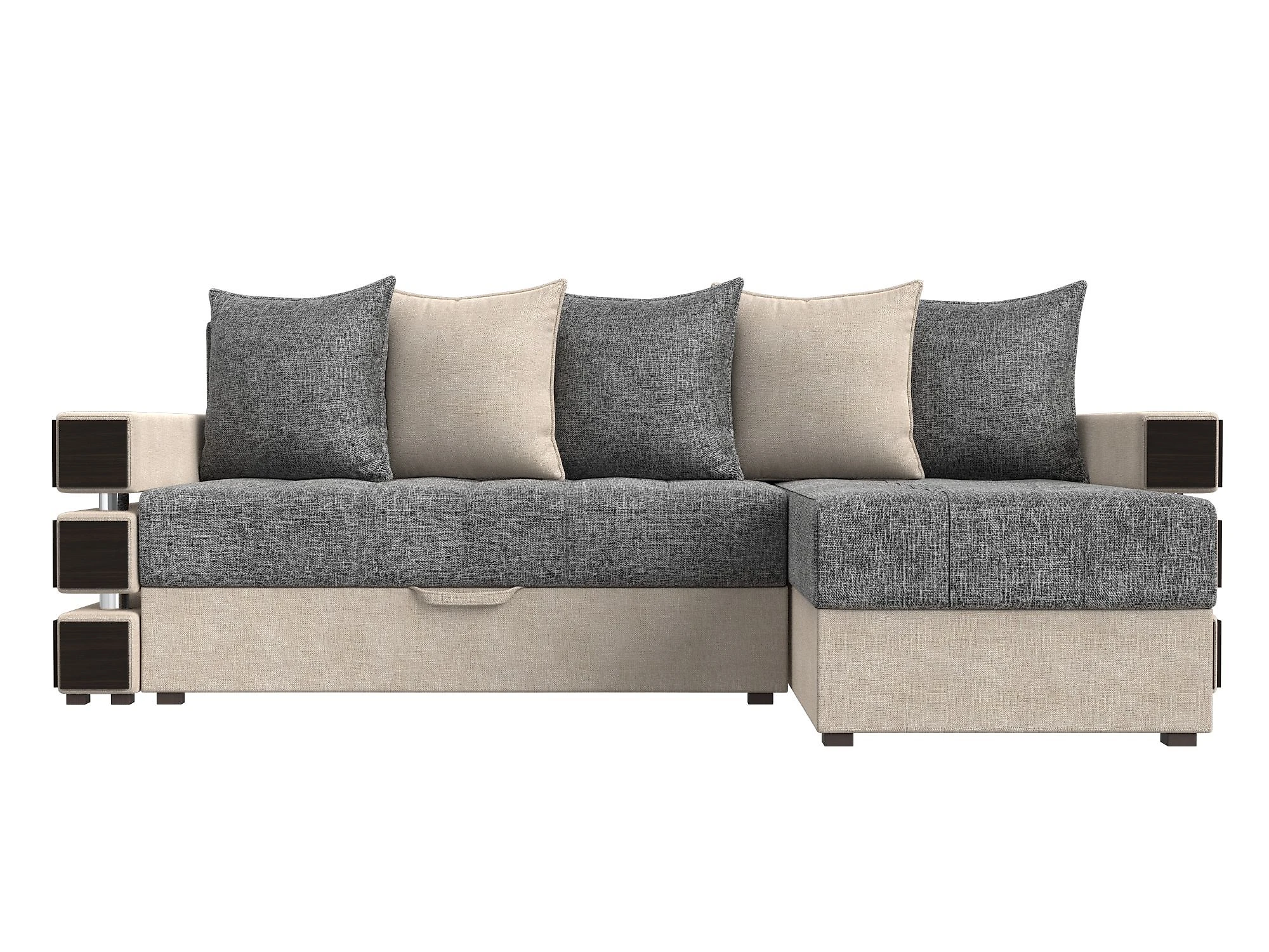 Серый угловой диван Венеция Кантри Дизайн 6