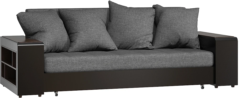 Прямой диван с пружинным блоком Дубай Комби Грей