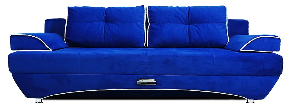 Синий прямой диван Валенсия Блю