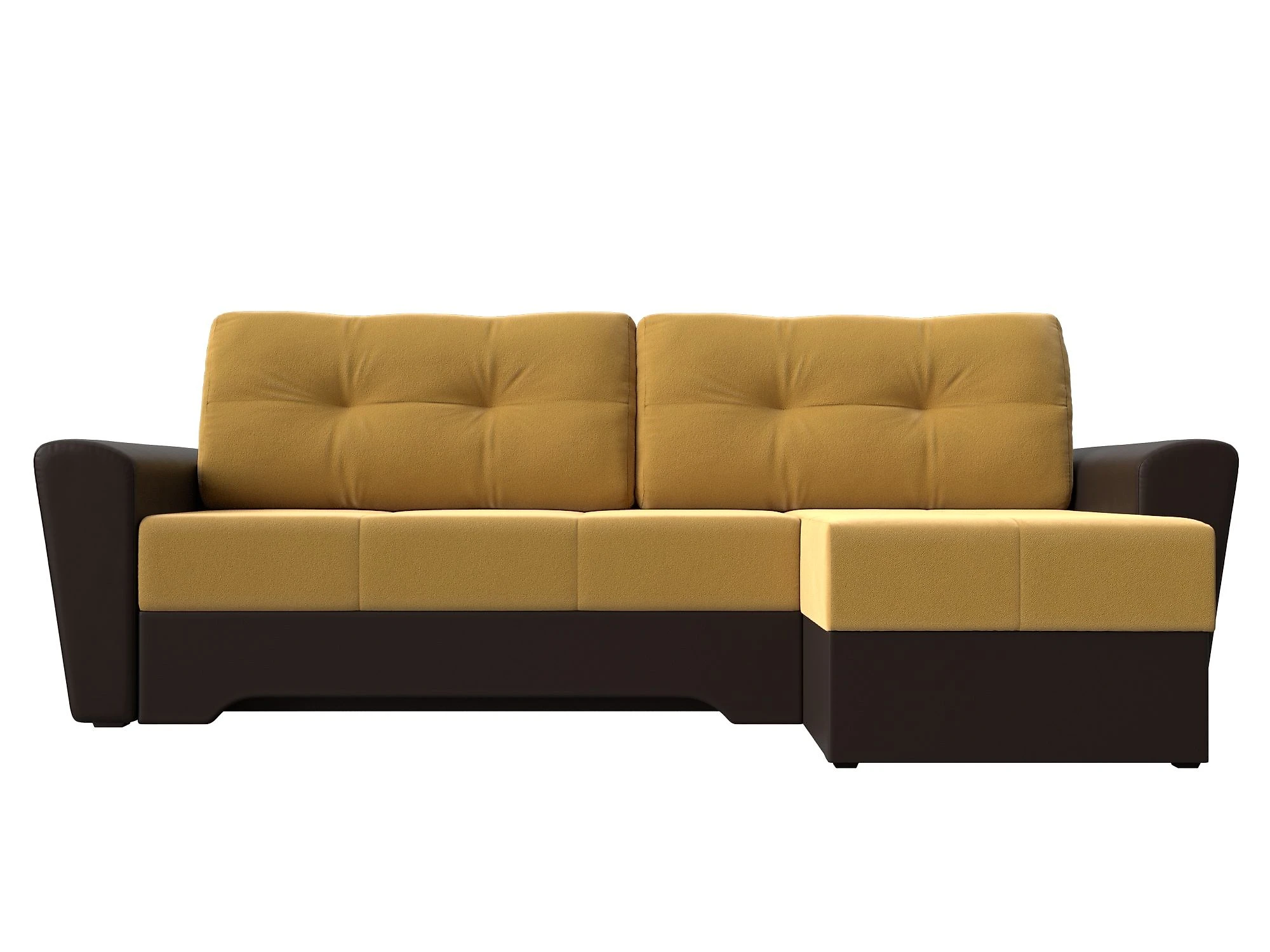 Жёлтый угловой диван  Амстердам Дизайн 38