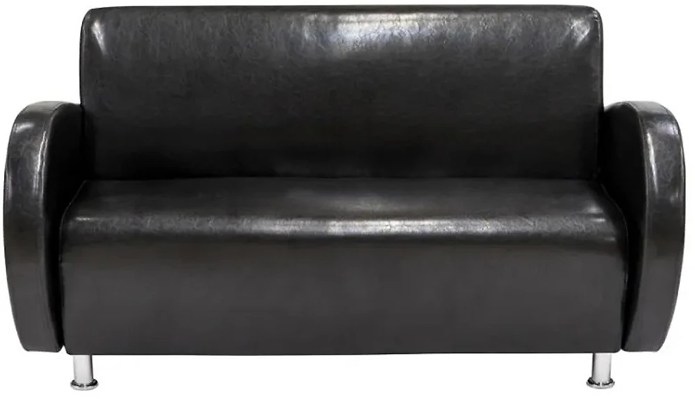 Чёрный диван Классик с подлокотниками Дизайн 4