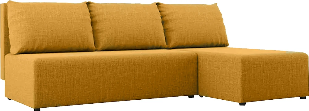 Жёлтый угловой диван  Каир Дизайн 6