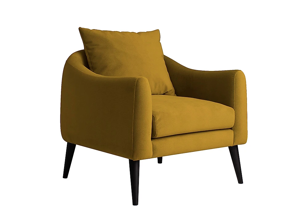 кресло желтое Modigliani 343,4