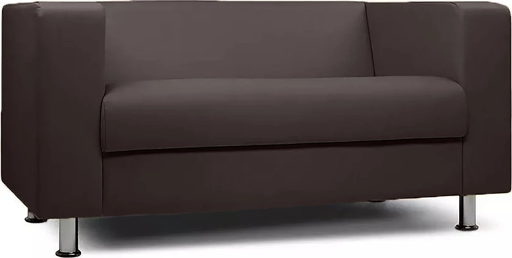 Прямой диван из экокожи Бит Блюз Бруно