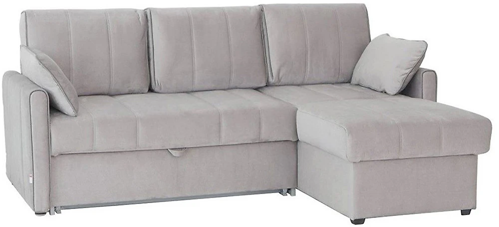 Угловой диван для подростка Риммини Плюш Грей