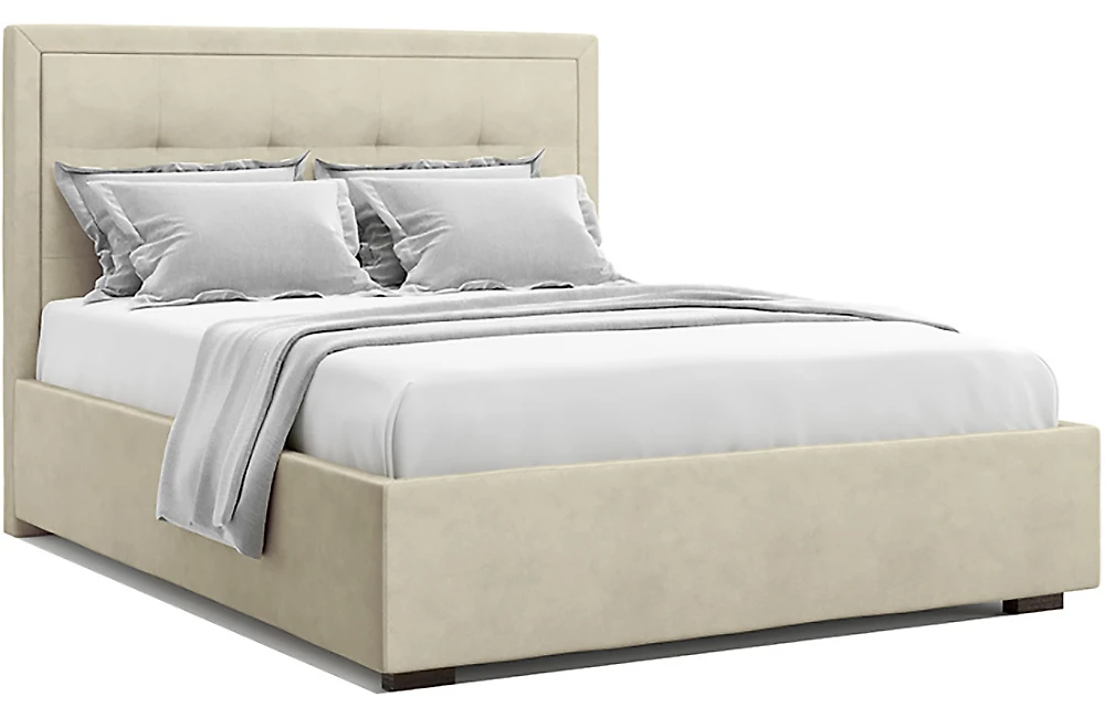 Большая двуспальная кровать Комо Беж