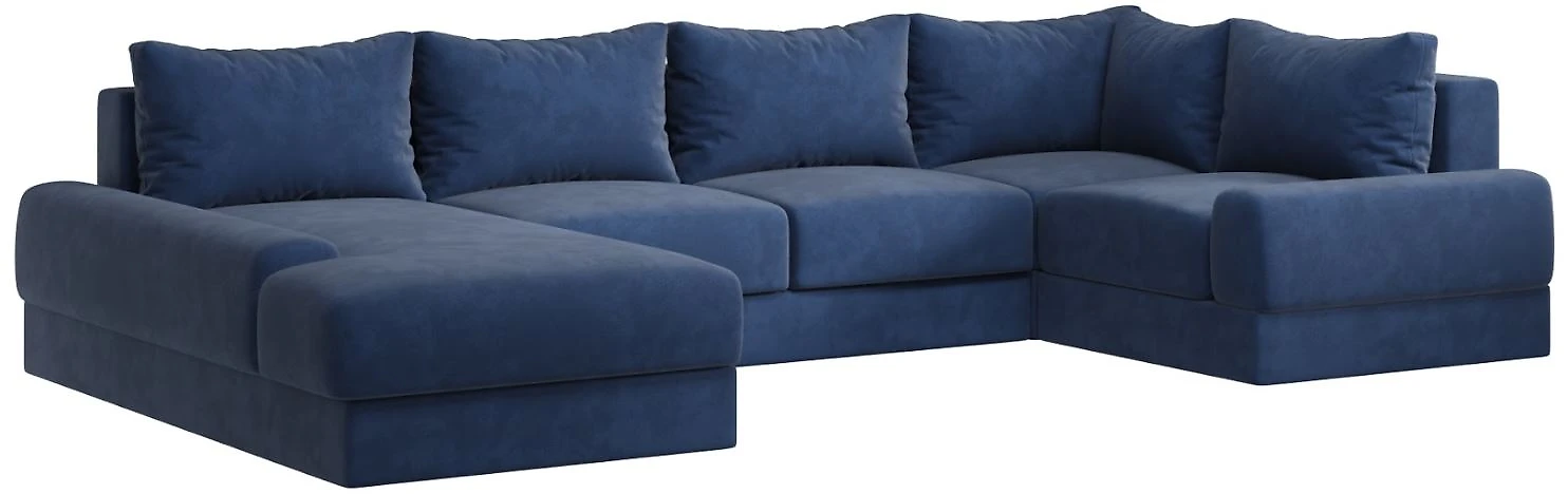 Синий модульный диван Ариети-П Дизайн 2